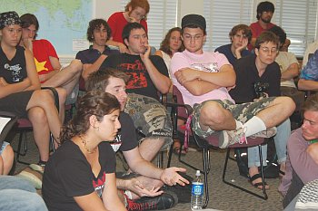 A panel at the SDS National Convention.